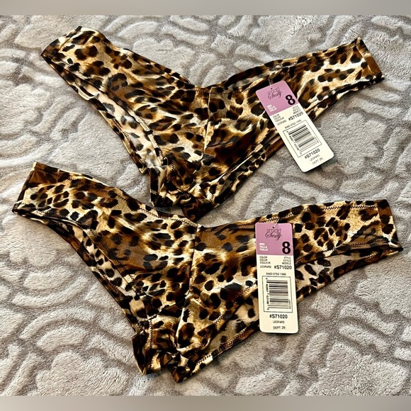 2-Pack Smart & Sexy Leopard Print Panties Size 8 NWT Animal Print - Picture 1 of 2